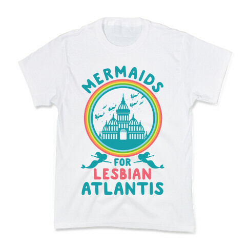 Mermaids For Lesbian Atlantis Kids T-Shirt