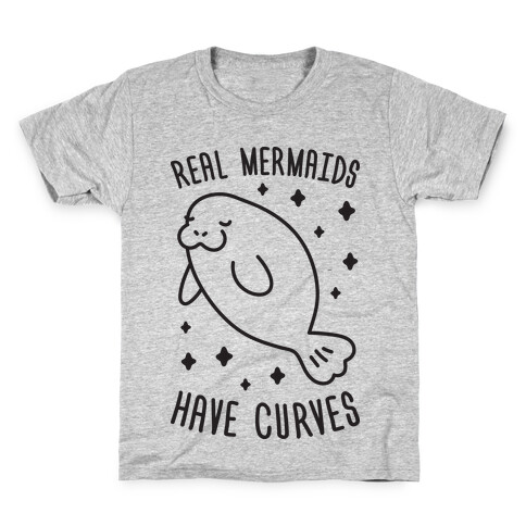 Real Mermaids Have Curves Kids T-Shirt