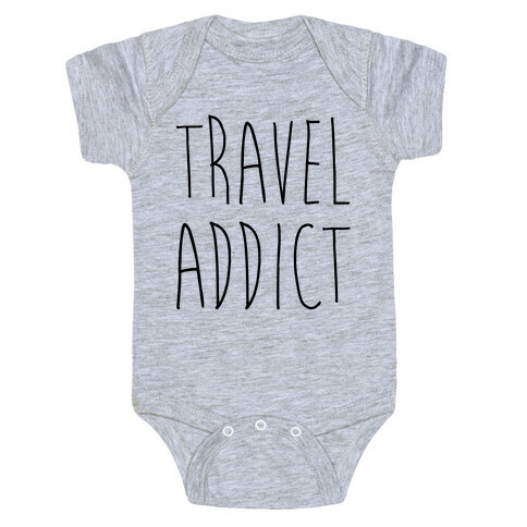 Travel Addict Baby One-Piece