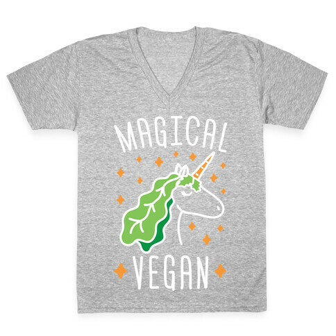 Magical Vegan V-Neck Tee Shirt