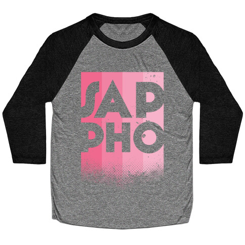 Vintage Sappho Pink Baseball Tee