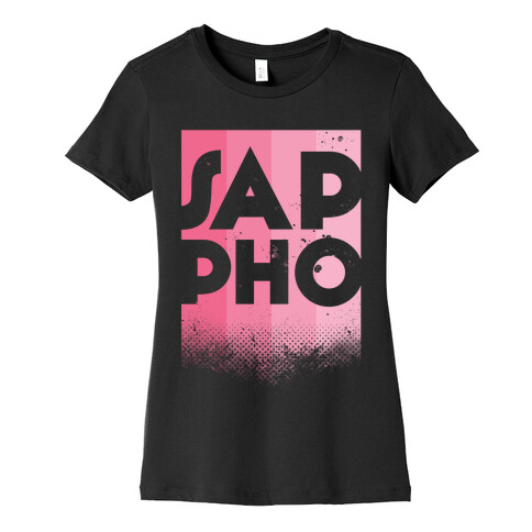 Vintage Sappho Pink Womens T-Shirt