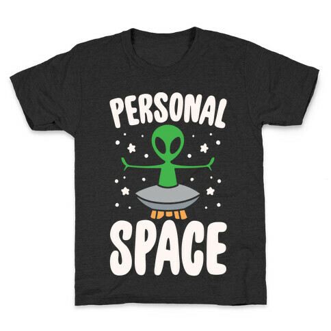 Personal Space White Print Kids T-Shirt
