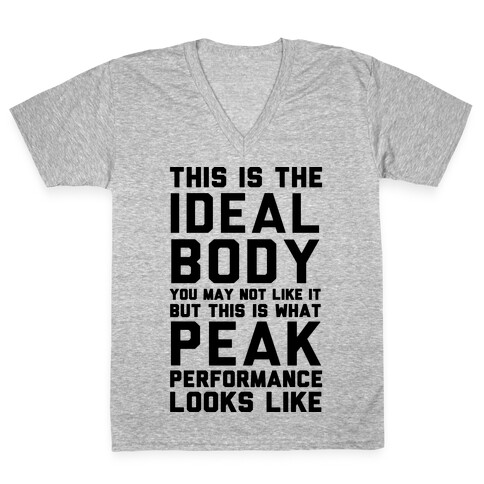 This Is The Ideal Body V-Neck Tee Shirt