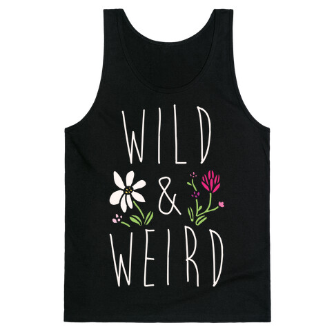 Wild & Weird White Print Tank Top