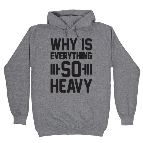 Why Is Everything So Heavy Hooded Sweatshirt