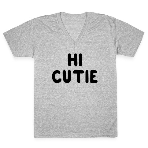 Hi Cutie V-Neck Tee Shirt