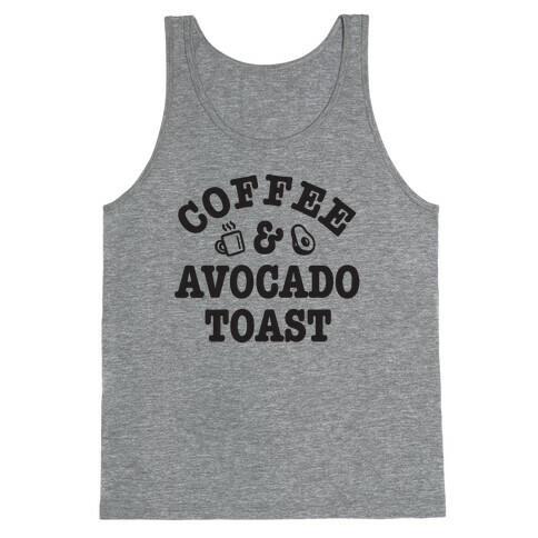 Coffee & Avocado Toast Tank Top