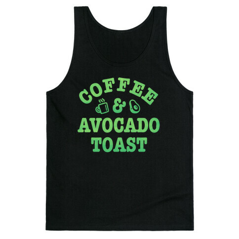 Coffee & Avocado Toast Tank Top