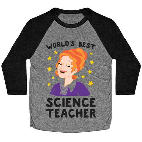 World's Best Science Teacher Baseball Tee