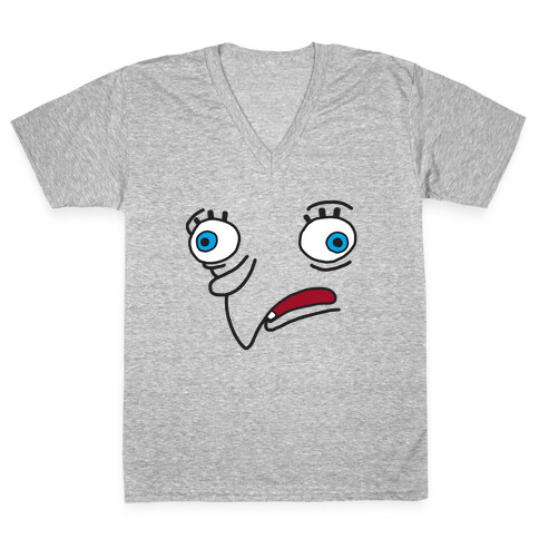 Mocking Sponge Meme V-Neck Tee Shirt