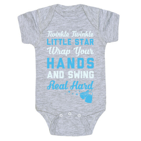 Twinkle Twinkle Little Star Wrap Your Hands And Swing Real Hard Baby One-Piece
