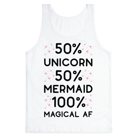 50% Unicorn 50% Mermaid Tank Top