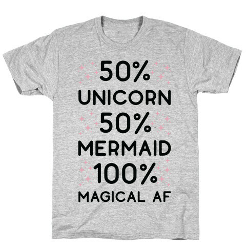 50% Unicorn 50% Mermaid T-Shirt