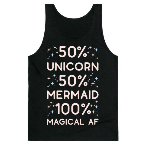 50% Unicorn 50% Mermaid Tank Top