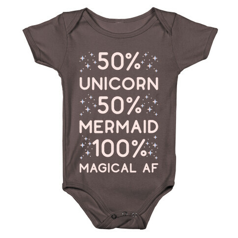 50% Unicorn 50% Mermaid Baby One-Piece