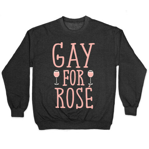Gay For Rose' White Print Pullover
