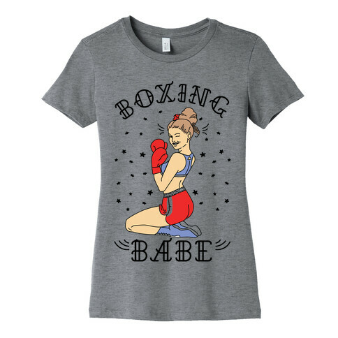 Boxing Babe Womens T-Shirt