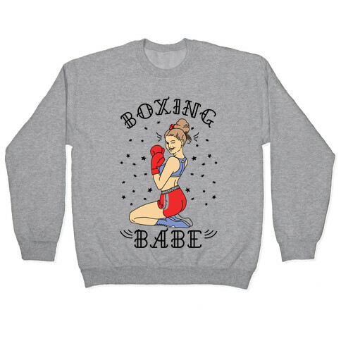 Boxing Babe Pullover