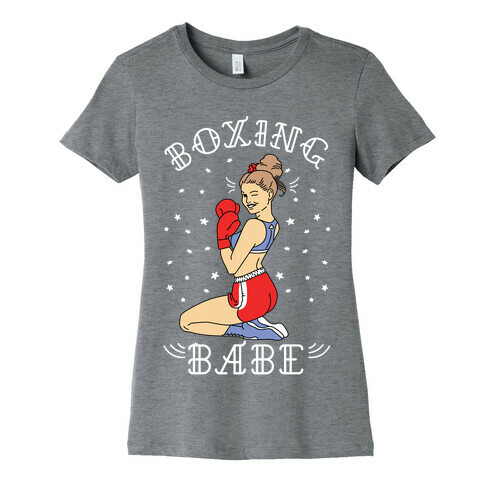 Boxing Babe Womens T-Shirt