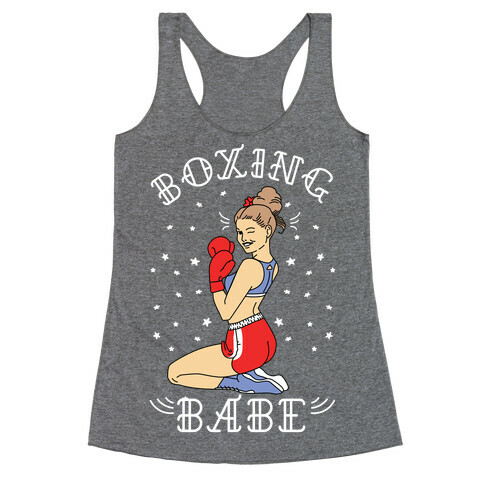 Boxing Babe Racerback Tank Top