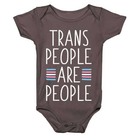 Trans People Are People Baby One-Piece