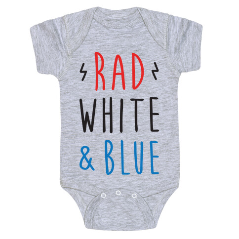 Rad White & Blue Baby One-Piece