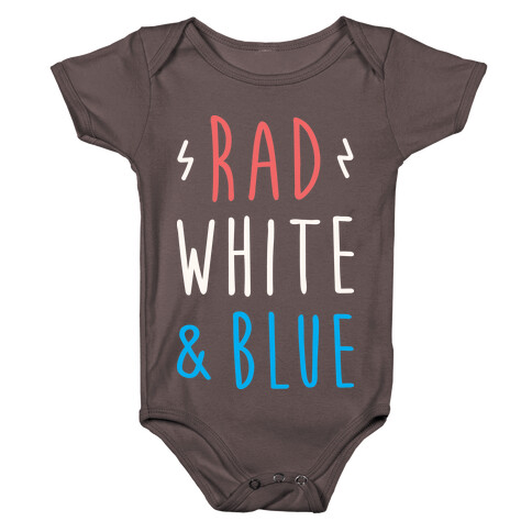 Rad White & Blue Baby One-Piece