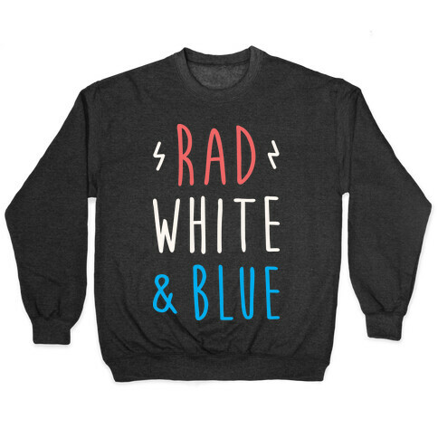 Rad White & Blue Pullover