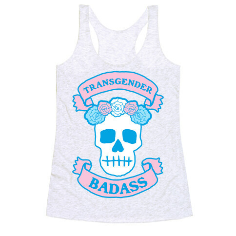 Transgender Badass Racerback Tank Top