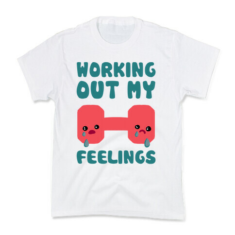 Working Out My Feelings Kids T-Shirt
