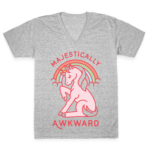 Majestically Awkward V-Neck Tee Shirt