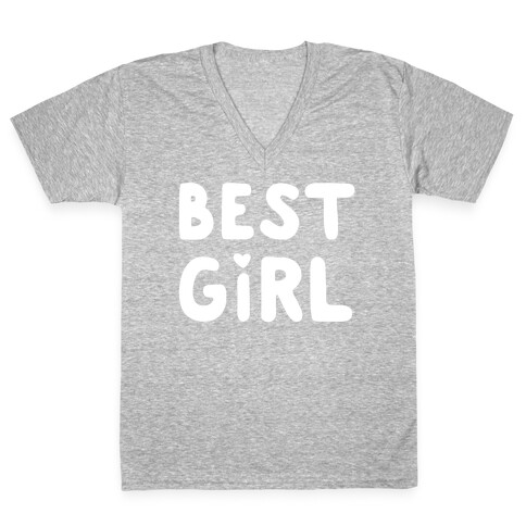 Best Girl V-Neck Tee Shirt