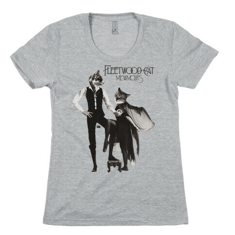 Fleetwood Cat Mewmours Mashup Womens T-Shirt