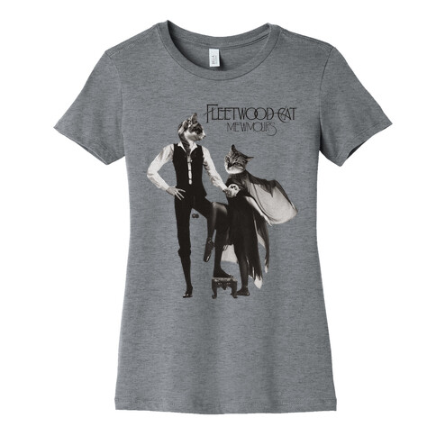Fleetwood Cat Mewmours Mashup Womens T-Shirt