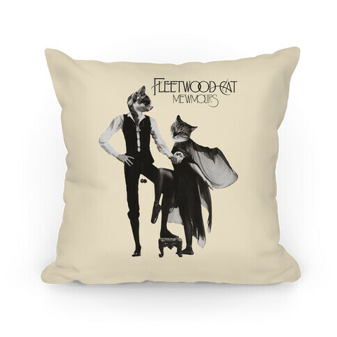 Fleetwood Cat Mewmours Mashup Pillow