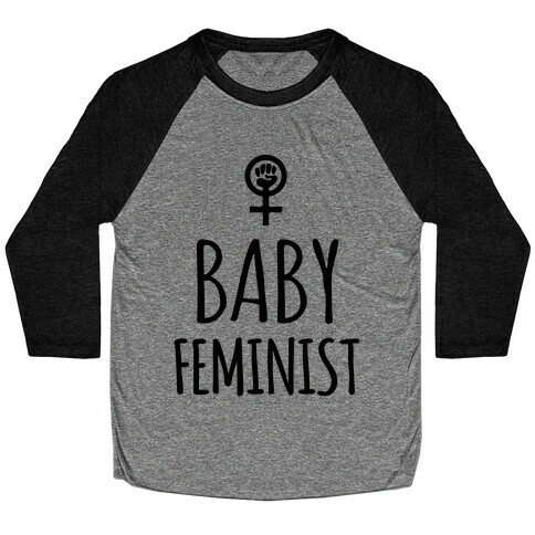 Baby Feminist Baseball Tee