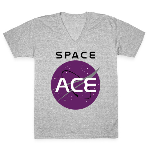 Space Ace V-Neck Tee Shirt
