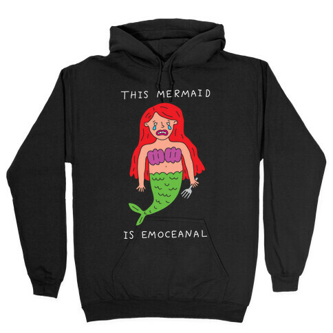 Seashell Bra Long Sleeve Hoodie Sweatshirt Mermaid Little Mermaid