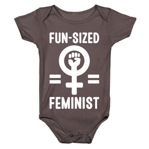 Fun-Sized Feminist Baby One-Piece