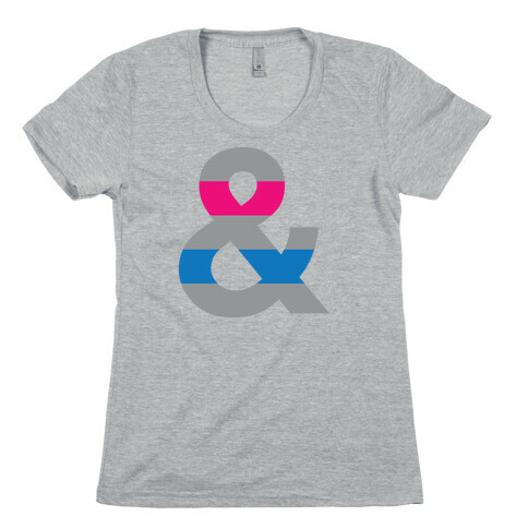 Androgynous Ampersand Womens T-Shirt