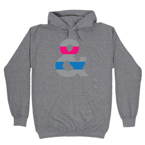 Androgynous Ampersand Hooded Sweatshirt