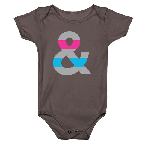 Androgynous Ampersand Baby One-Piece