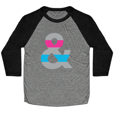 Androgynous Ampersand Baseball Tee