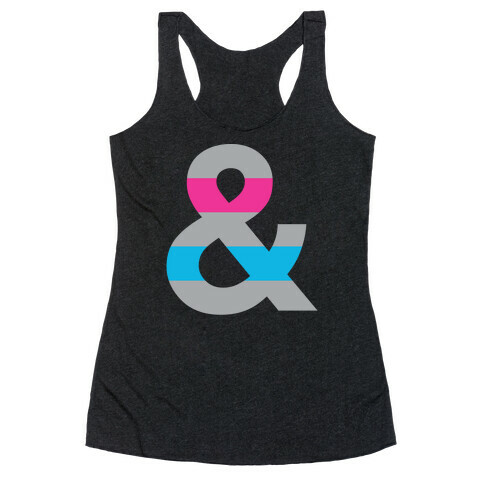 Androgynous Ampersand Racerback Tank Top