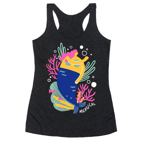 Mergical Mermaid Racerback Tank Top