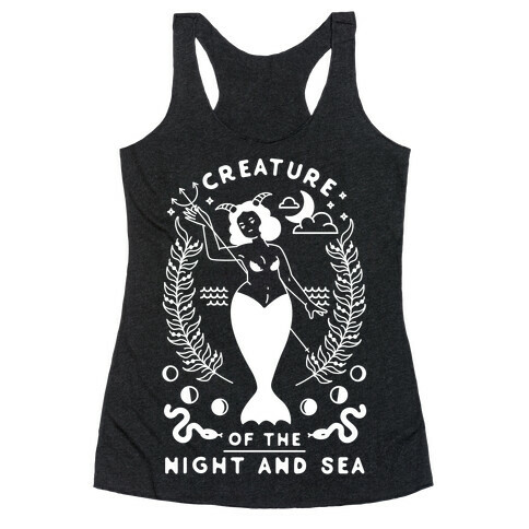 Creature of the Night and Sea Racerback Tank Top