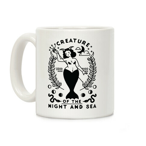 Creature of the Night and Sea Coffee Mug