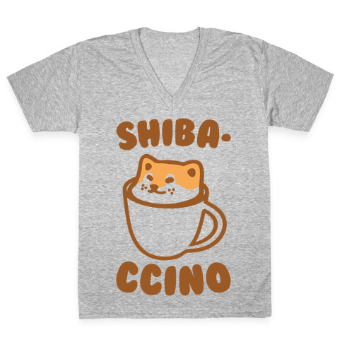 Shibaccino  V-Neck Tee Shirt