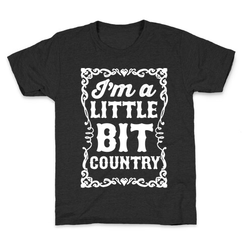 I'm A Little Bit Country Pair 1 Kids T-Shirt
